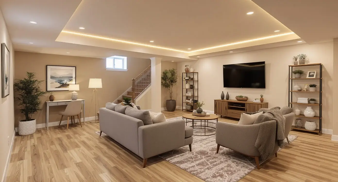 Basement Finishing Contractors for Modern Makeovers