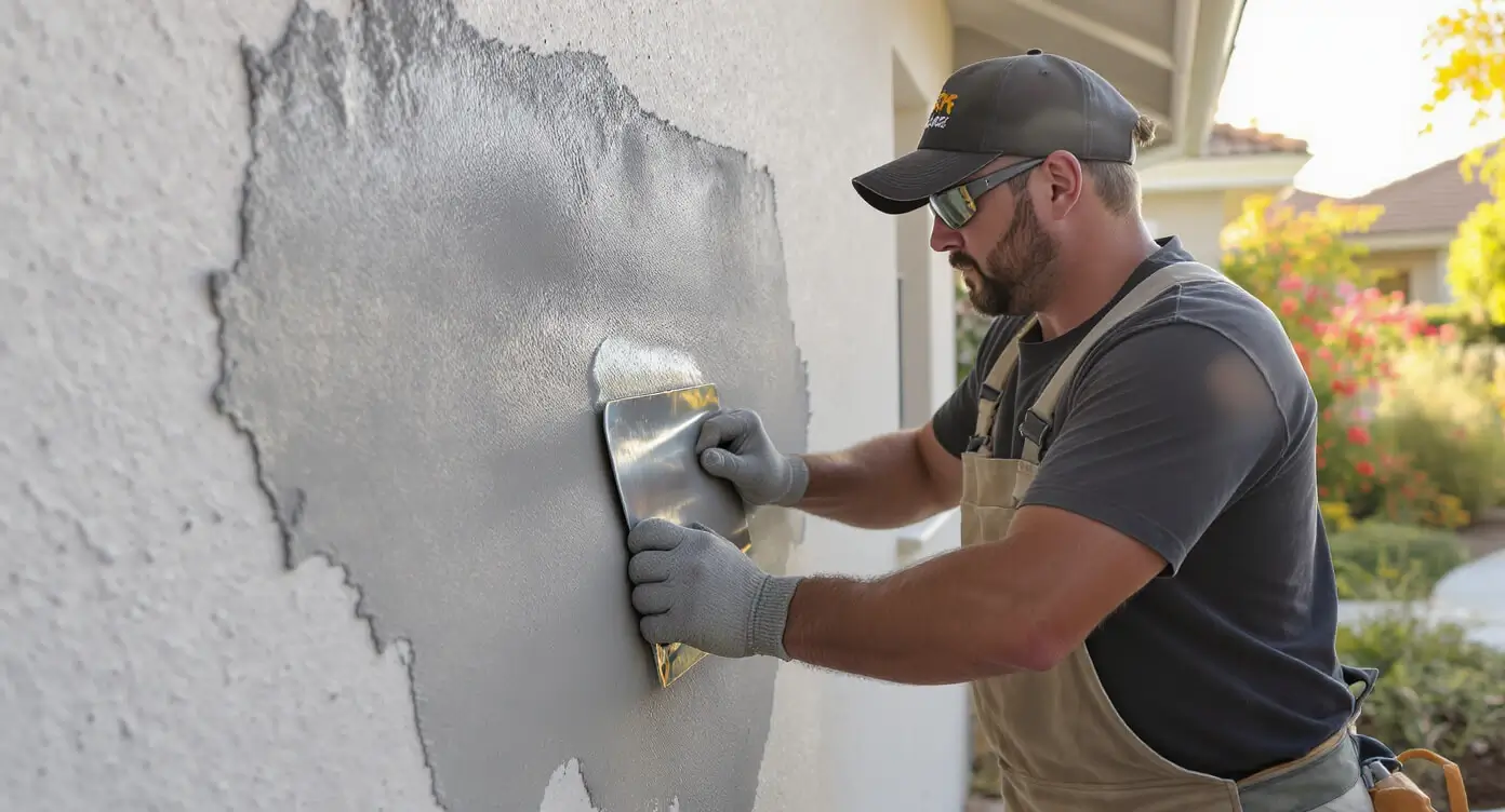 Stucco Crack Repair